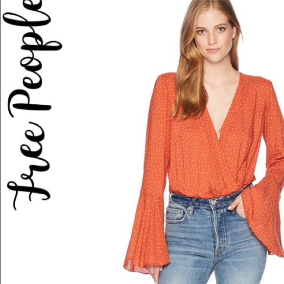 Free People Other - 🧡Free People Making Waves Bodysuit 🧡